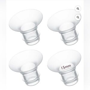 NWT Momcozy 15MM Flange Insert Accessories Replacement Parts, 4 Pieces